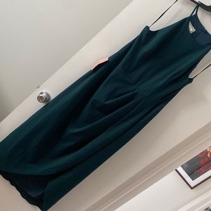 BHLDN. Emerald green halter dress. Size 18. NWT.